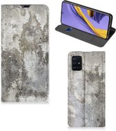 Samsung Galaxy A51 Standcase Hoesje Beton Print