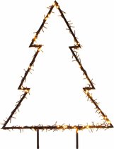 Verlichte kerstboom voor in de tuin - 75cm hoog - 175 LED lampjes - LUCA Lighting