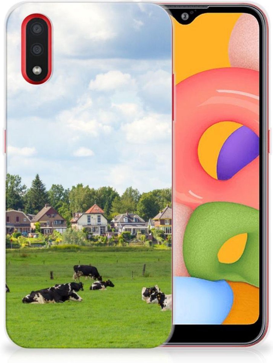 Samsung Galaxy A01 TPU Hoesje Koeien