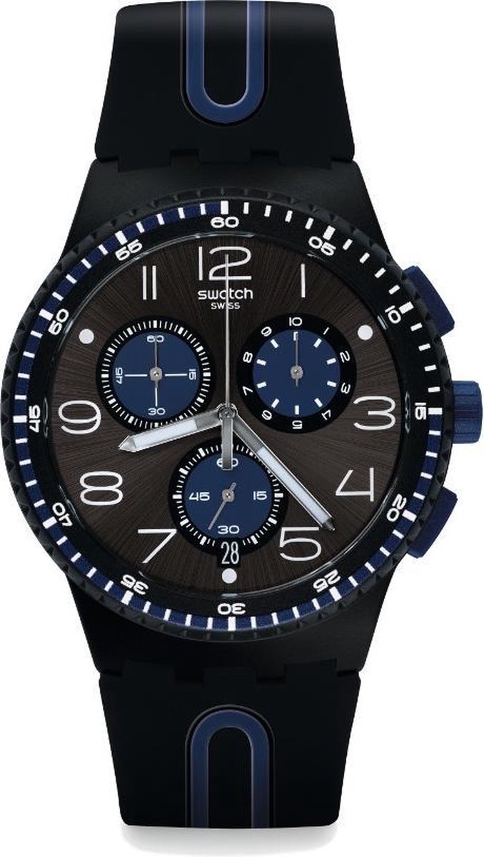 Swatch Power Tracking Kaicco Core horloge - Zwart