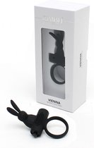 Rimba Toys Rimba Vienna vibrerende cockring met clitoris stimulatie - zwart