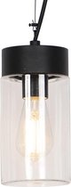 QAZQA jarra - Moderne Hanglamp voor buiten - 1 lichts - Ø 11.8 cm - Zwart - Buitenverlichting