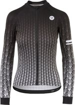 AGU Art Deco Fietsshirt Lange Mouwen Trend Dames - Zwart - XS