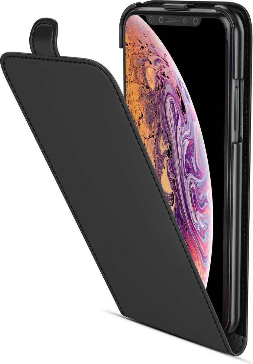 BeHello Flip Case Zwart voor iPhone X Xs