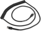 Zebra CBA-UF6-C12ZAR tussenstuk voor kabels USB A RJ-45 Zwart
