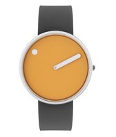 Picto PT43354-3420S Horloge - Siliconen - Grijs - Ø 40 mm