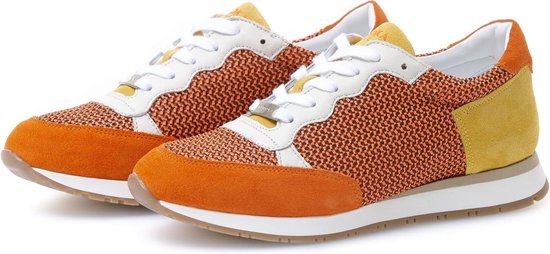 KUNOKA Kay orange - Sneakers Dames - maat 37 - Oranje | bol.com