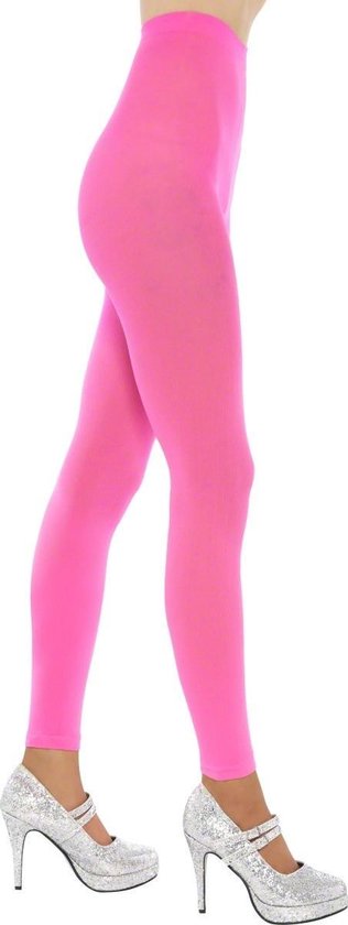 Uitgestorven jam bestrating Neon roze legging | bol.com
