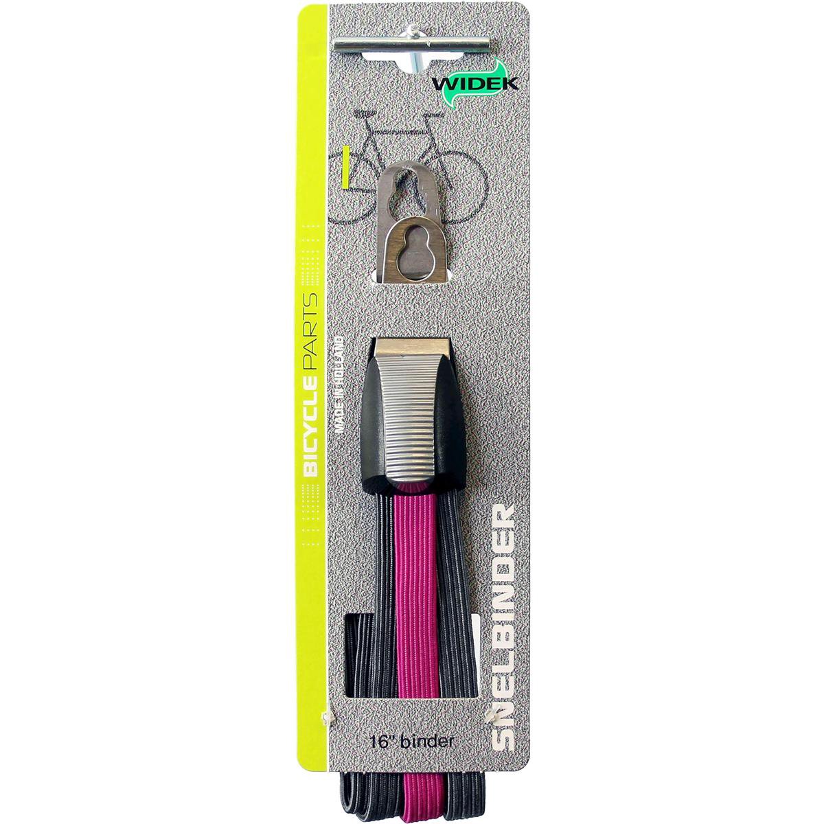 Fiets Snelbinder Widek triobinder 16 grijs/roze
