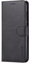 Xiaomi Redmi 8 PU Lederen Portemonnee Bookcase Hoesje Zwart