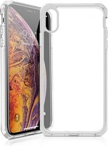 Apple iPhone XS Max Hoesje - ITSkins - Level 2 HybridFrost Serie - Hard Kunststof Backcover - Transparant - Hoesje Geschikt Voor Apple iPhone XS Max