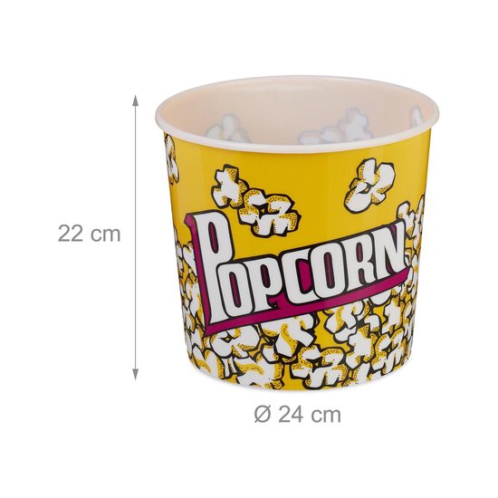 Relaxdays 1440x Popcorn zakjes rood-wit - popcornbakjes - uitdeelzakjes