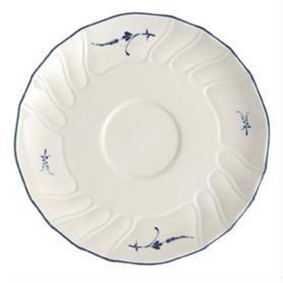 Soucoupe Villeroy & Boch NewMoon - Porcelaine Blanche - 17cm - Fabriqué En Allemagne