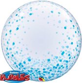 Deco Bubble confetti bleu