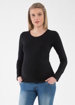T-Shirt Petra O Neck - Black (006), XS