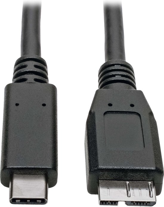 Tripp Lite U426-006 câble USB 1,8 m USB 3.2 Gen 1 (3.1 Gen 1) USB C Micro-USB B Noir