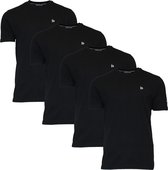 Donnay T-shirt - 4 Pack - Sportshirt - Heren - Maat M - Zwart