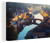 Rivière en Bretagne toile 2cm 30x20 cm - petit - Tirage photo sur toile (Décoration murale salon / chambre)