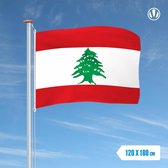 Vlag Libanon 120x180cm