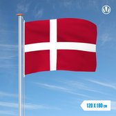 Vlag Denemarken 120x180cm