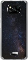 6F hoesje - geschikt voor Xiaomi Poco X3 Pro -  Transparant TPU Case - Dark Space #ffffff