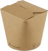 FSC® kraft/PLA noodle box 780ml per 100 stuks