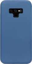 - ADEL Premium Siliconen Back Cover Softcase Hoesje Geschikt voor Samsung Galaxy Note 9 - Blauw