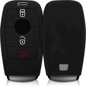 kwmobile autosleutel hoesje voor Mercedes Benz Smart Key autosleutel (alleen Keyless) - Autosleutel behuizing in zwart