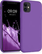 kwmobile telefoonhoesje geschikt voor Apple iPhone 11 - Hoesje voor smartphone - Back cover in orchidee lila