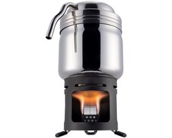 Esbit Koffiemaker Set - 200ml - Werkt op Solid Fuel - Mesh Opbergtas
