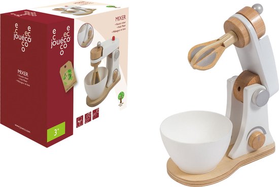 Jouéco - Houten mixer keukenmachine hout