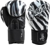 Joya Dames Handschoen - Witte Tijger - Kunstleer - 12 oz.