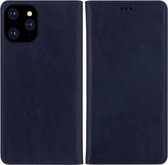 Voor iPhone 12 6.1 inch DZGOGO ZEN-serie schokbestendig PU + TPU beschermhoes met houder & kaartsleuven en portemonnee (blauw)