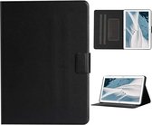 Voor Huawei MediaPad T3 effen kleur horizontale flip lederen tas met kaartsleuven en houder (zwart)