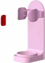 7 STKS Spiral Shading Elektrische tandenborstel opbergrek Wandgemonteerde antislip verstelbare elektrische tandenborstelhouder, kleur: roze (silicagel antislip-type)