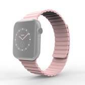 Mutural vloeibare magnetische horlogeband voor Apple Watch Series 6 & SE & 5 & 4 40 mm / 3 & 2 & 1 38 mm (roze)