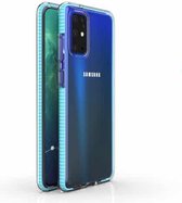 Voor Samsung Galaxy S20 + TPU tweekleurige schokbestendige beschermhoes (hemelsblauw)