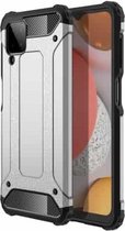 Voor Samsung Galaxy A12 Magic Armor TPU + pc combinatiebehuizing (zilver)