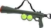 bazooka tennisbalschieter met 2 tennisballen