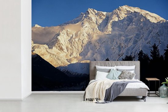 Avalanche sur Nanga Parbat fotobehang