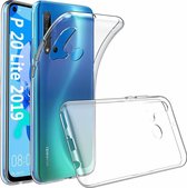 Huawei P20 lite (2019) Transparant Hoesje / Crystal Clear TPU Case - van Bixb