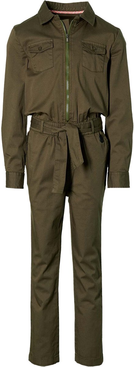 Levv jumpsuit Mae olijfgroen voor meisjes - maat 128