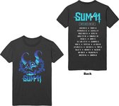 Sum 41 Heren Tshirt -M- Blue Demon Zwart