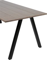 WOOOD Tablo Tafelblad Incl. 2-Standen Poot - Pine - 74,4x160x90