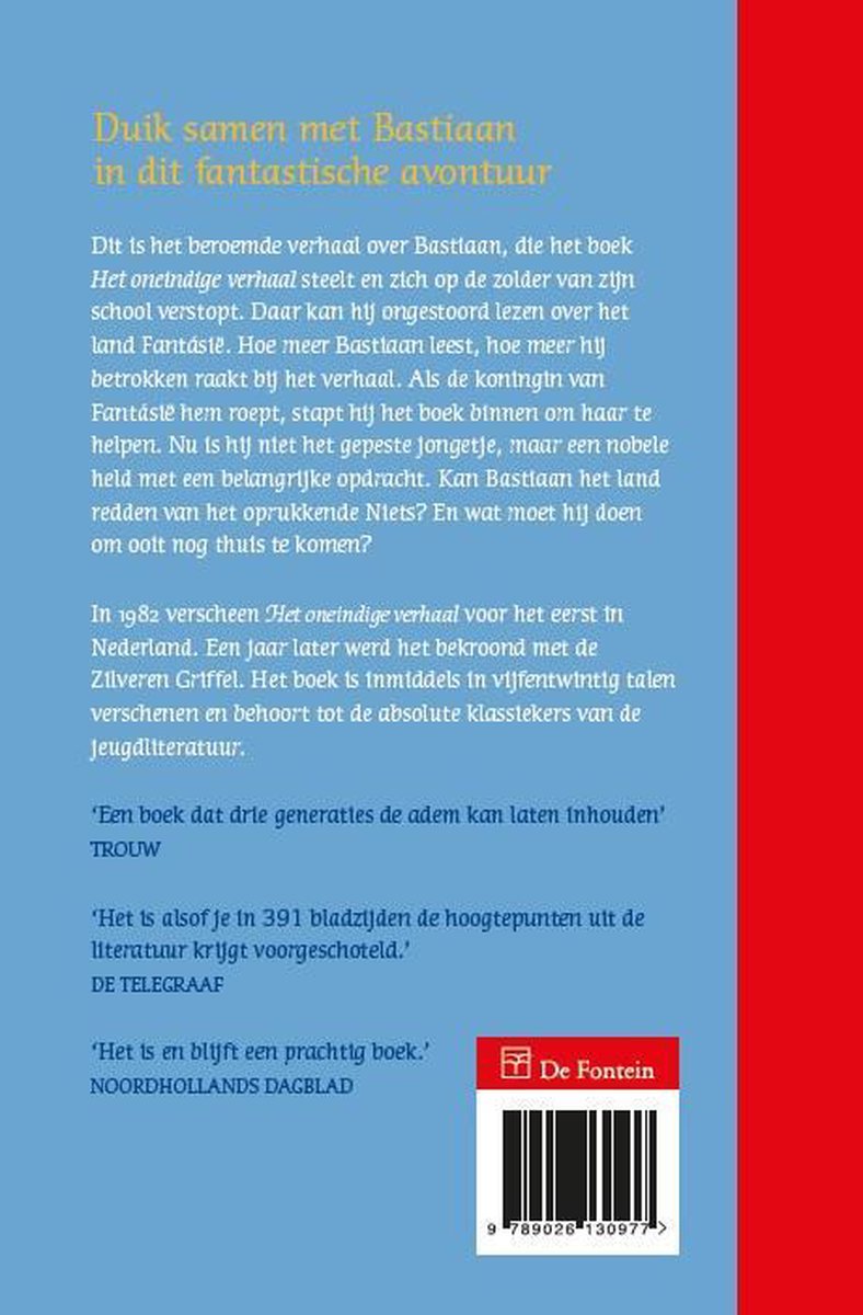 Gouden Klassieker - Het oneindige verhaal - back cover