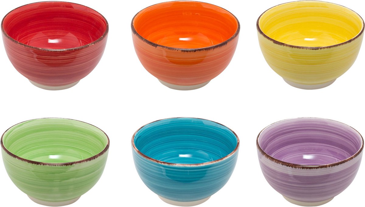 Cookinglife Kommen Sunny Summer ø 14 cm - 6 stuks
