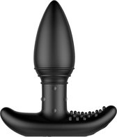 B-STROKER Remote Unisex Massager with Rimming Beads - Black - Butt Plugs & Anal Dildos - Anal Vibrators