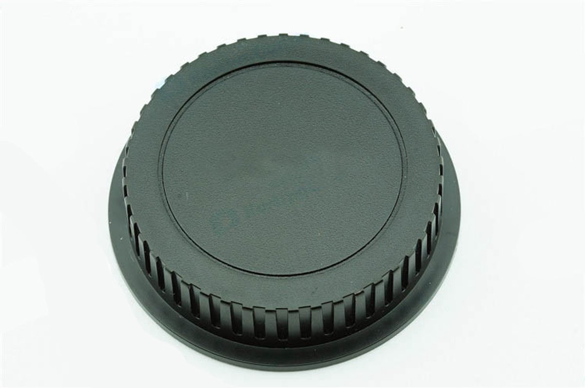 Achterdop achter lensdop: Canon EF EOS mount objectieven