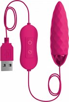 OMG! Bullets - #Fun Vibrating Bullet, Fuchsia - Silicone Vibrators - Bullets & Mini Vibrators