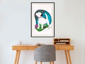 Artgeist - Schilderij - Dogs Dream - Multicolor - 40 X 60 Cm